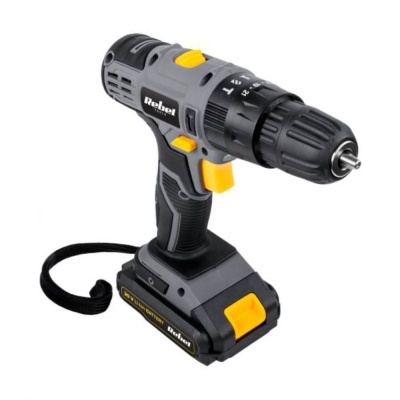 Parafusadeira/berbequim sem fios Rebel cinza, preto e amarelo