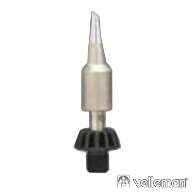 bico de solda com ponta metálica e base preta