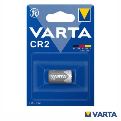 Bateria Varta CR2 em embalagem azul