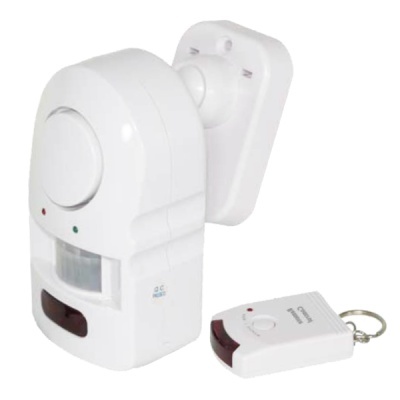 Sensor de movimento branco com controlo remoto