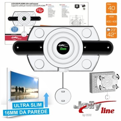 Suporte para monitor ultra slim com marcações de especificações