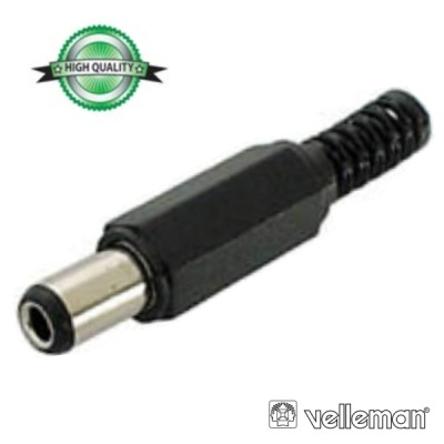 Conector adaptador elétrico preto e prateado com selo de qualidade