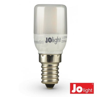 Lâmpada LED Jo light com base metálica e corpo branco opaco