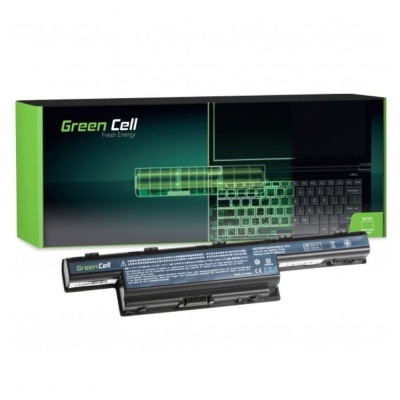 Bateria para portátil Green Cell Fresh Energy em caixa preta com detalhes verdes