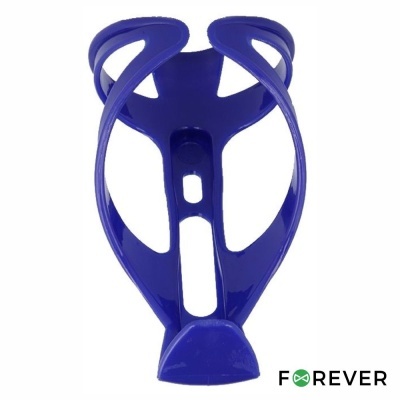 Suporte para garrafa de bicicleta azul de plástico com logotipo FOREVER