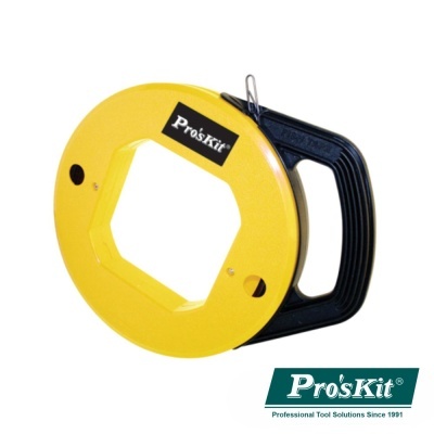 Rolo de fita de fibra de vidro amarelo com pega preta da marca Pro'sKit