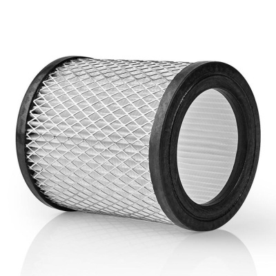 Filtro cylindrical metálico com bordas pretas