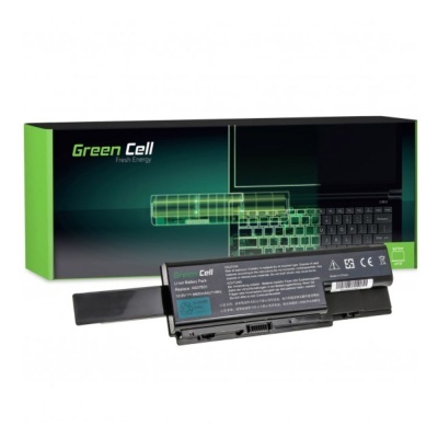 Bateria Green Cell para portátil com embalagem verde e preta
