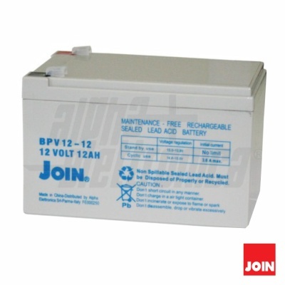 Bateria selada ácido chumbo Join 12V 12AH cinza