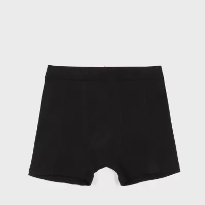 Cuecas boxer masculinas pretas com cós largo