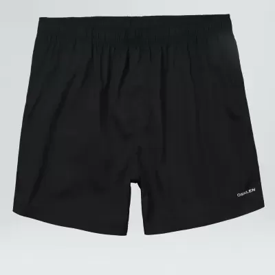 Calções pretos com logótipo OSKLEN