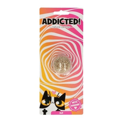 Brinquedo para gatos ADDICTED! bola natural em embalagem colorida