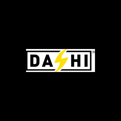 Logótipo da DASH com raio amarelo