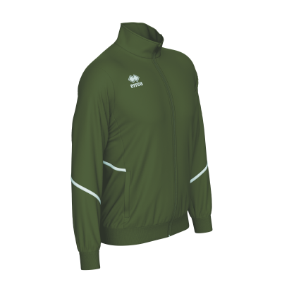 Casaco desportivo verde com logótipo errea branco