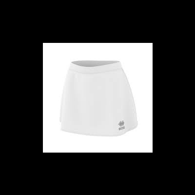 Saia de desporto branca ETIREL com logótipo cinza