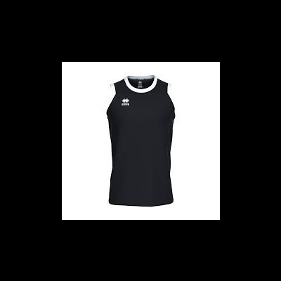 Camisola sem mangas preta com logotipo ERREA branco