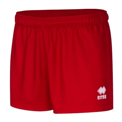 Shorts desportivos vermelhos com logótipo errea