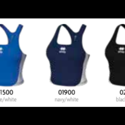 Coletes desportivos em várias cores com códigos e nomes das cores