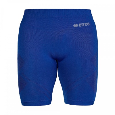Calções desportivos azuis com logo errea