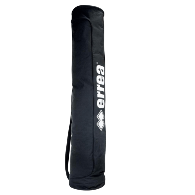 Bolsa preta com logotipo branco 'errea'