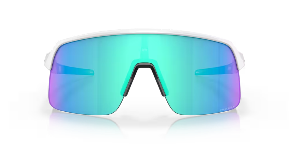 óculos de sol desportivos com lente espelhada verde e azul