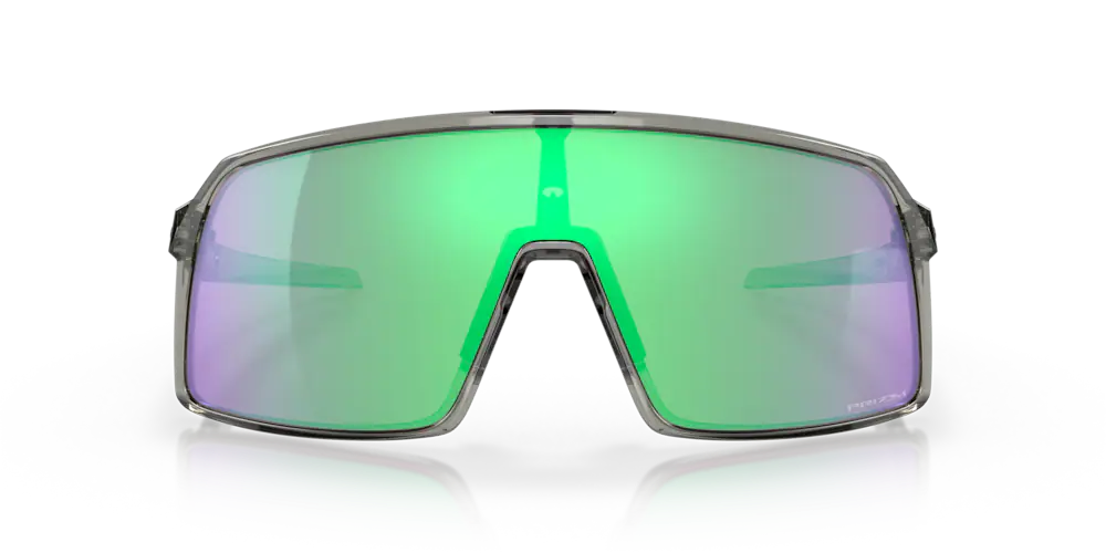 Óculos de sol desportivos com lentes verdes espelhadas