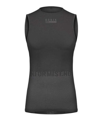 Camisola desportiva preta sem mangas da marca GOBIK