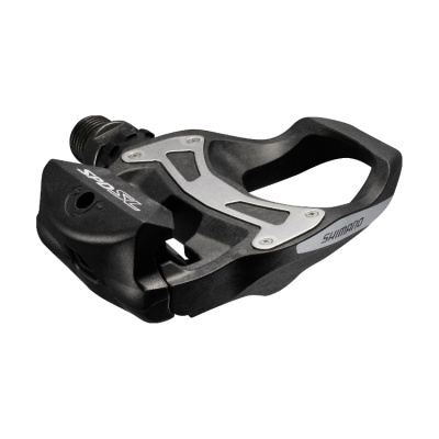 Pedal de bicicleta Shimano 105 PV preto e prateado