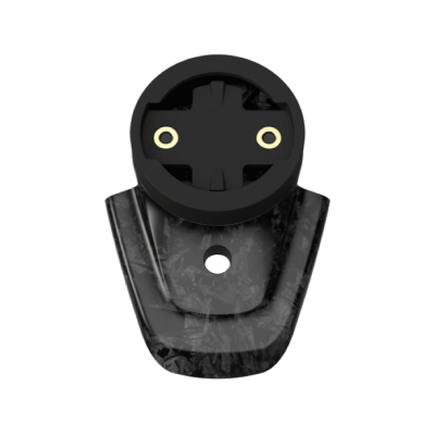 Conector elétrico preto com base cinzenta escura tipo mármore