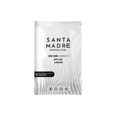 Embalagem branca do produto Santa Madre Durasil Fuel com texto e padrão cinza