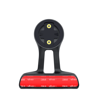 Suporte preto com base adesiva vermelha 3M VHB