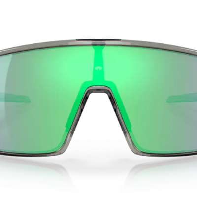 Óculos de sol desportivos com lentes verdes espelhadas