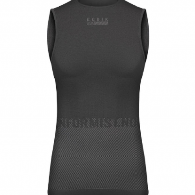 Camisola desportiva preta sem mangas da marca GOBIK