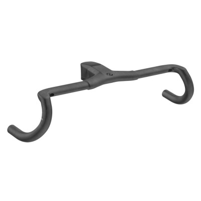 Guiador de bicicleta preto em forma de gota