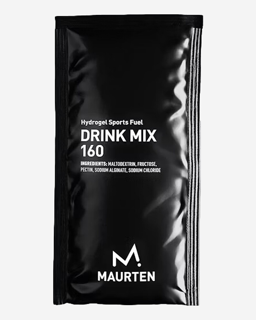 Saco preto de mistura para bebida desportiva Maurten Drink Mix 160