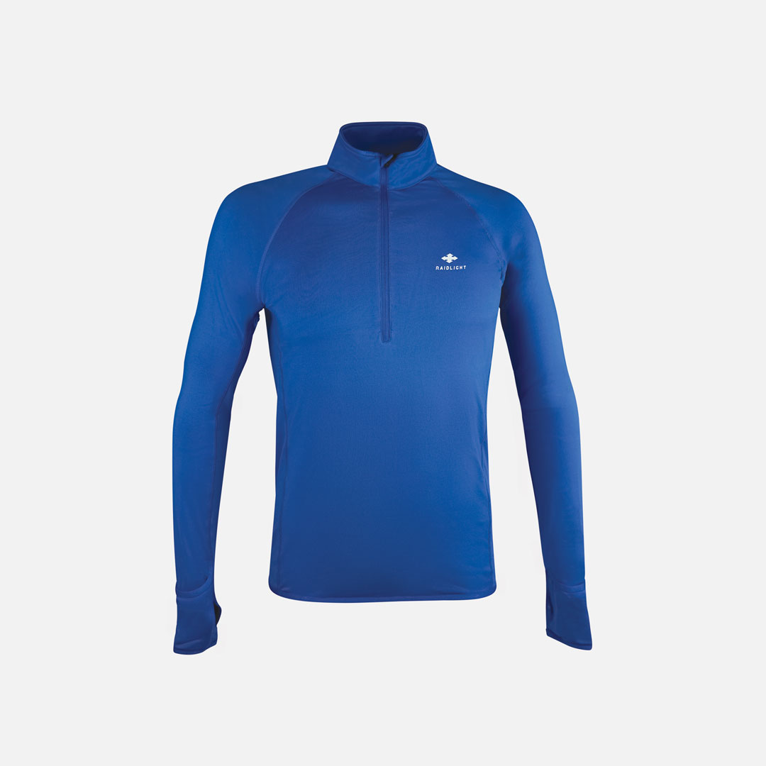 Camisola desportiva azul com fecho e logótipo OREGON no peito