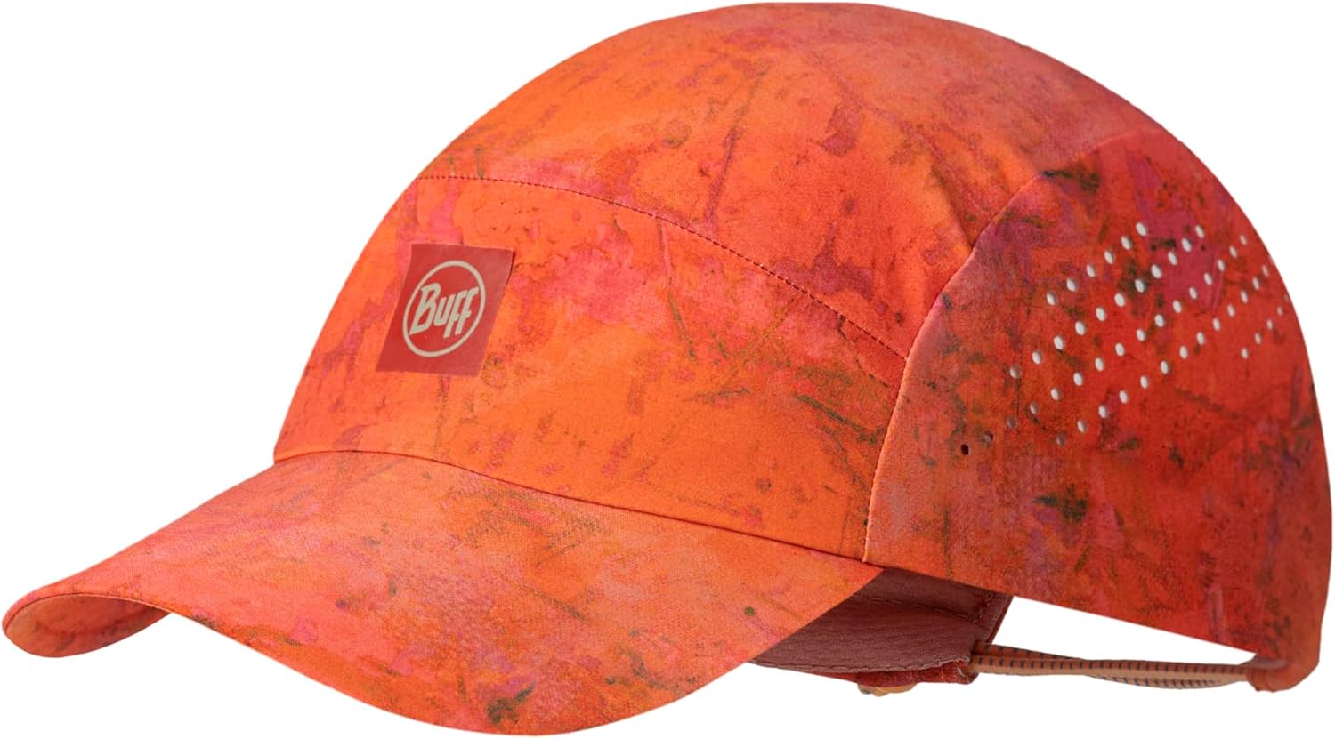 Boné desportivo laranja com logo BUFF