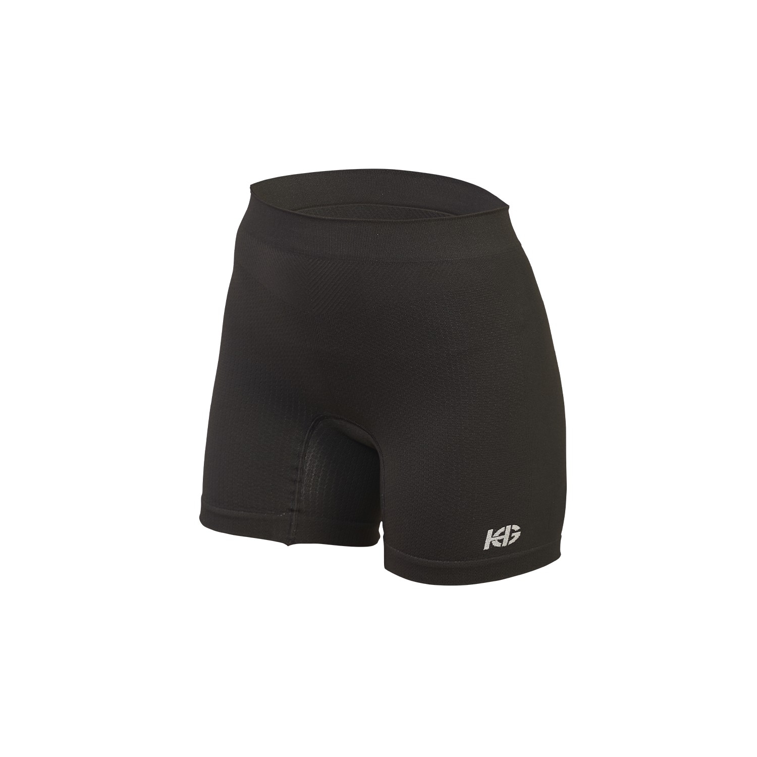 Calções desportivos pretos com logótipo K6 branco