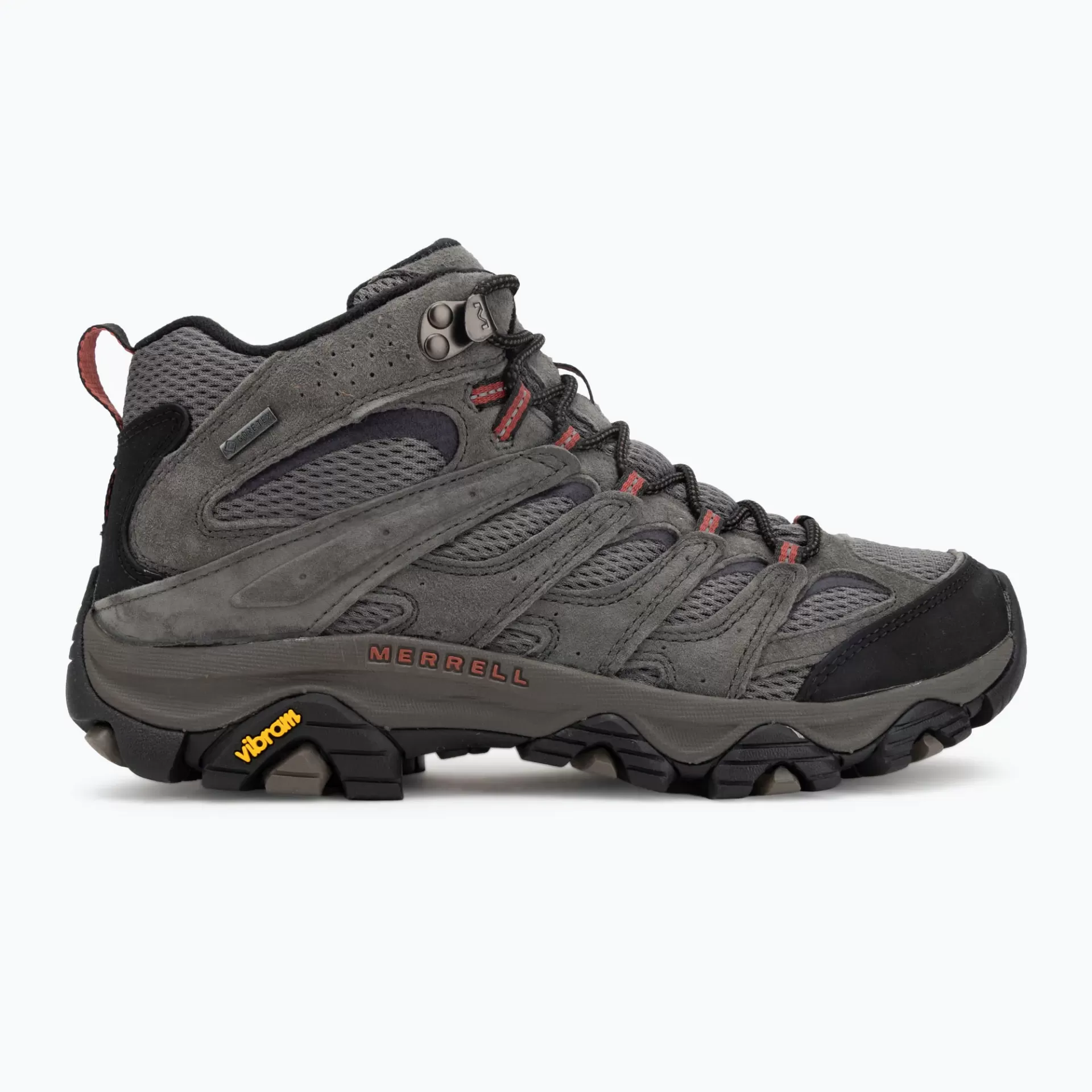 Ténis cinzentos de trekking Merrell com sola Vibram