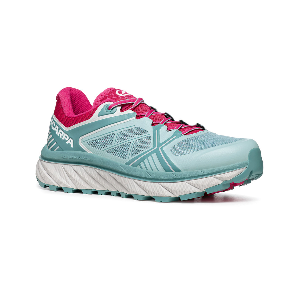 Ténis desportivos SCARPA azul claro e rosa