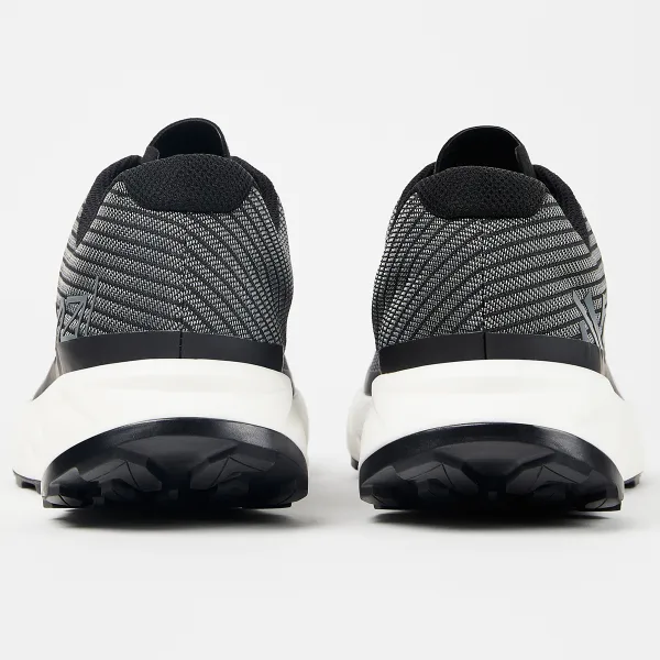 Sapatilhas desportivas pretas e cinzentas vista traseira