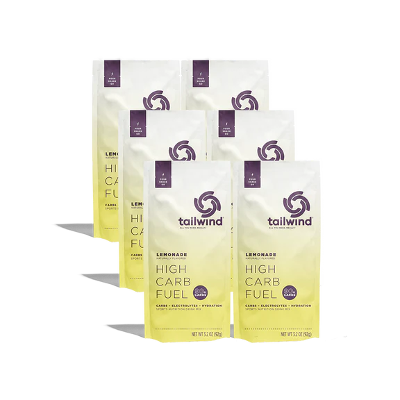 Pacotes de suplemento Tailwind High Carb Fuel sabor limonada