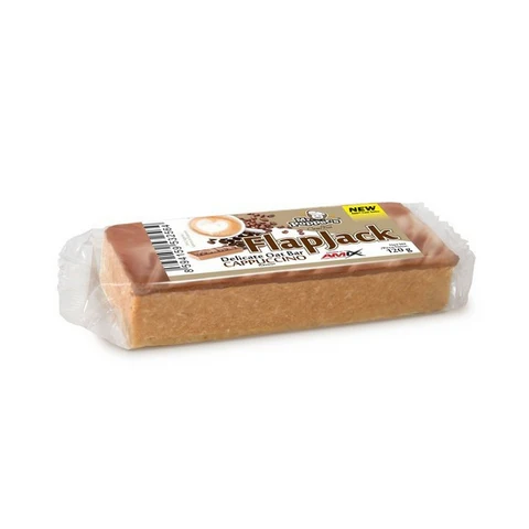 Barra de proteína Deliprotein sabor Cappuccino embalada em plástico com rótulo