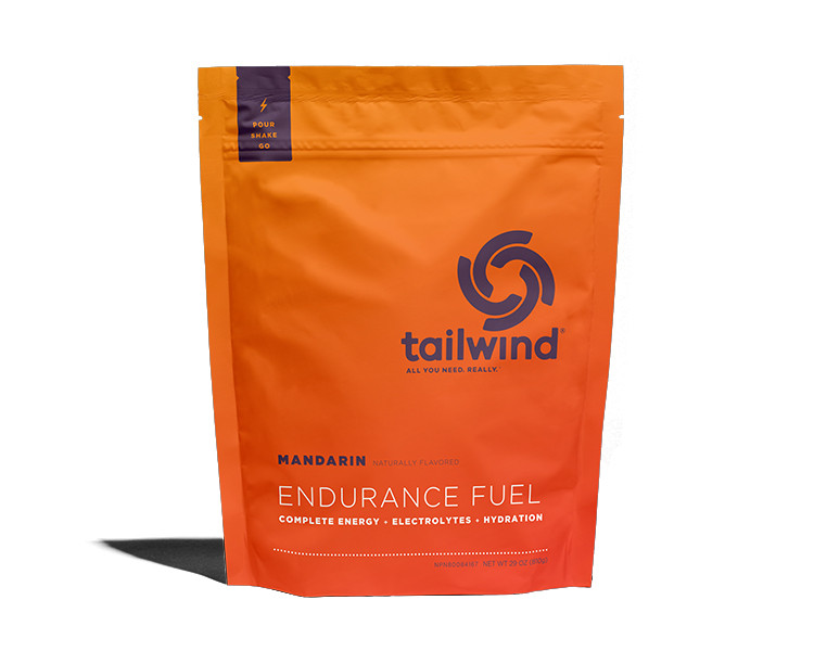 Embalagem laranja e roxa de Endurance Fuel sabor mandarim