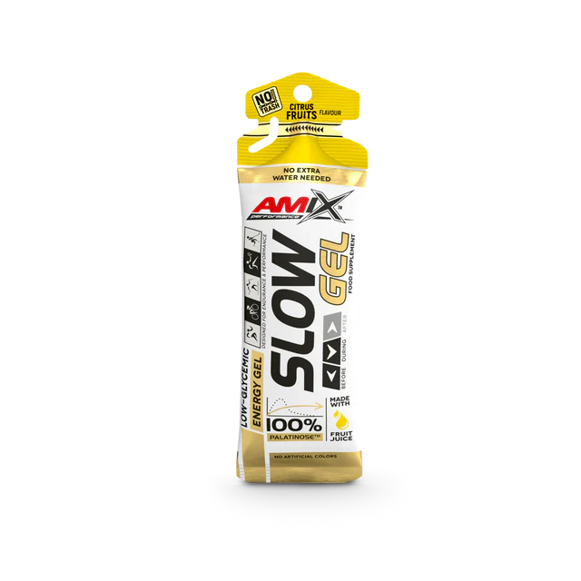 Gel energético Amix SLOW GEL sabor frutas cítricas