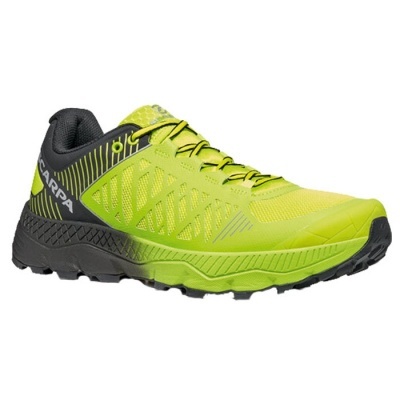 Ténis de corrida amarelo neón e preto SCARPA