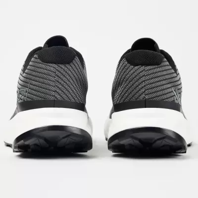 Sapatilhas desportivas pretas e cinzentas vista traseira