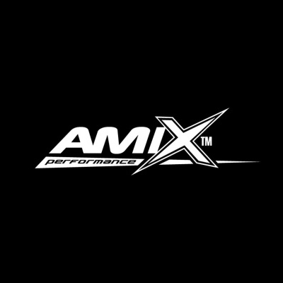 Logotipo AMIX performance em branco sobre fundo preto