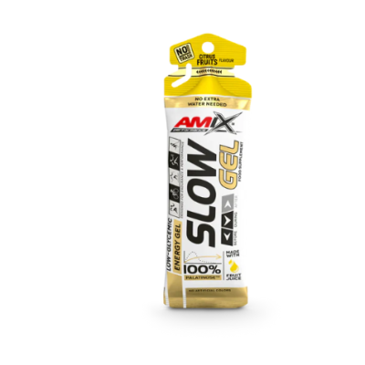 Embalagem de gel energético Amix Slow Gel sabor Citrus Fruits