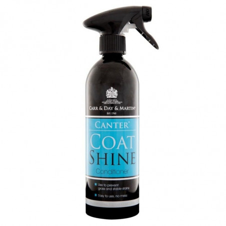 Frasco negro de spray Canter Coat Shine da Carr & Day & Martin